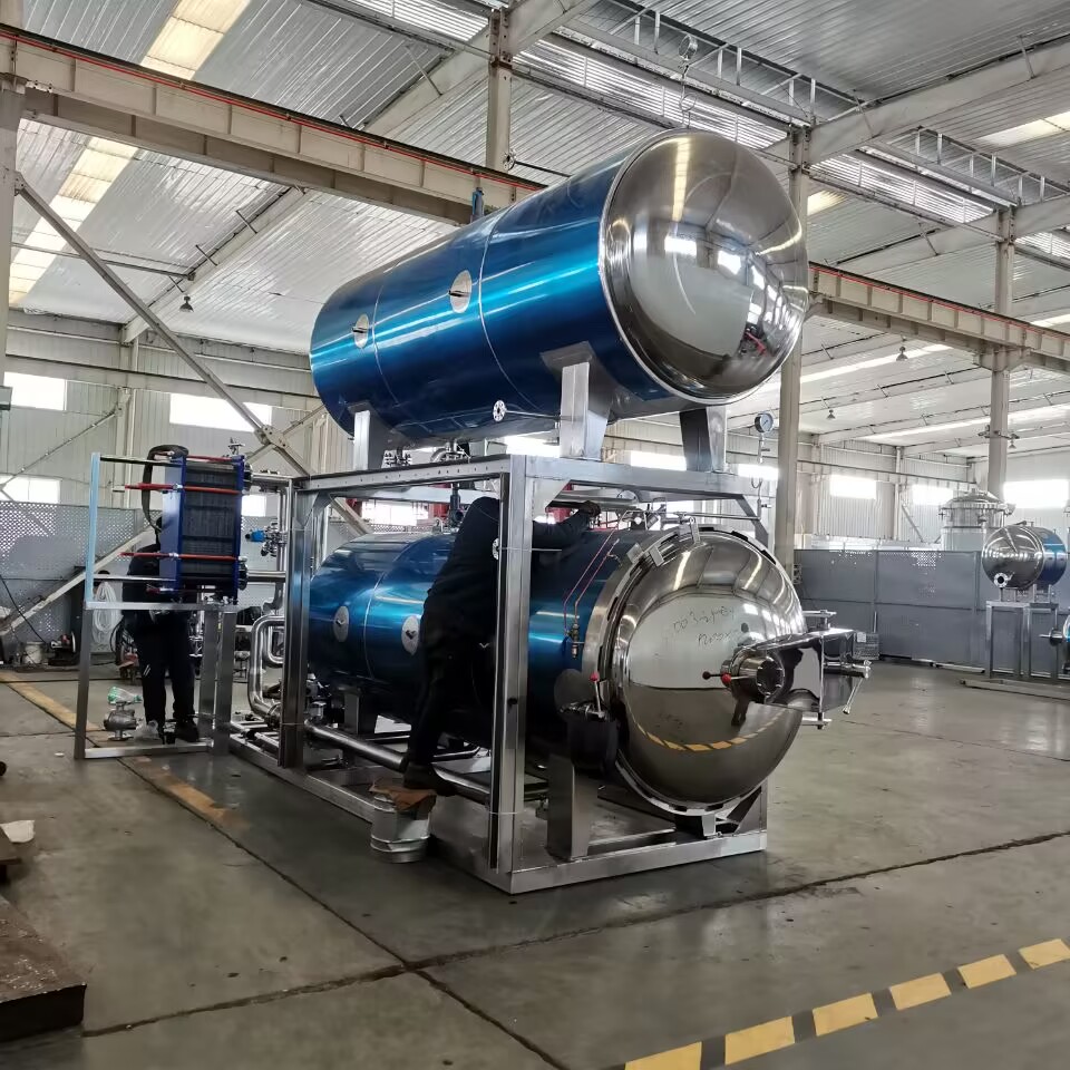 Water immersion retort autoclave