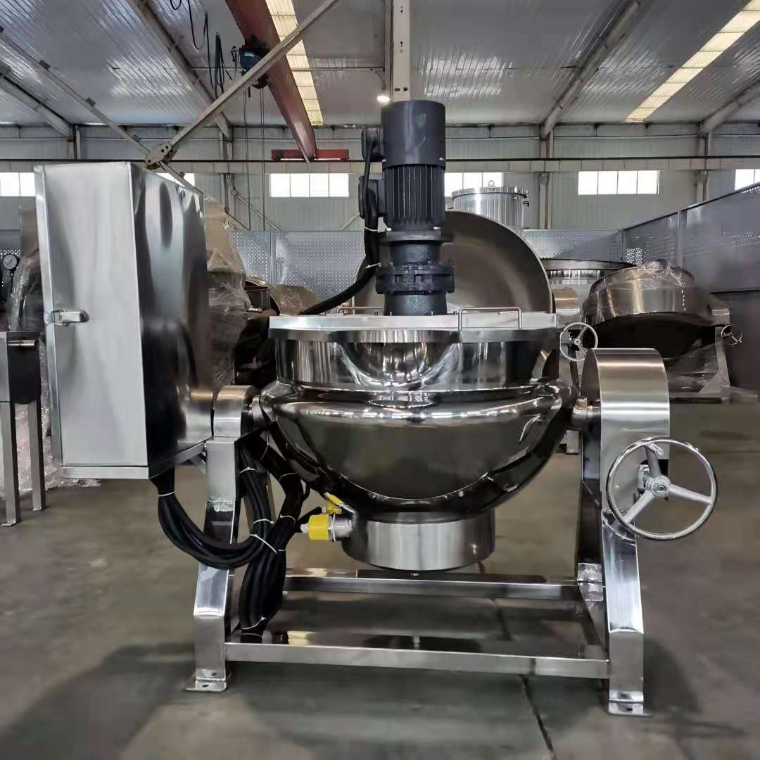Jacketed cooking kettle